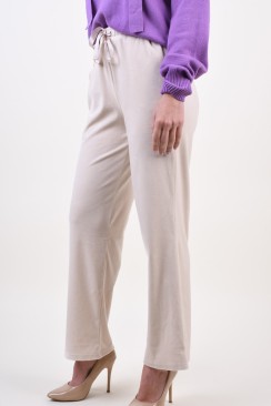 Pantaloni Dama Vero Moda Thena Velvet Hw Pumice Stone